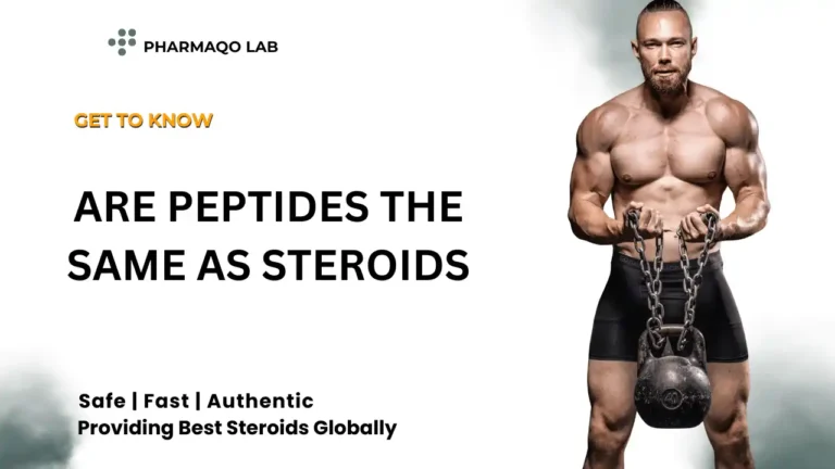 Are peptides the same as steroids?